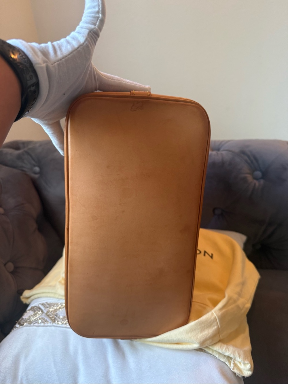 🔥Louis Vuitton Vintage Monogram Satchel Made in France, 1998 with COA🔥 - Picture 12 of 17